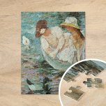 Summertime | Mary Cassatt Pussel<br><div class="desc">Summertime (1894) av den amerikanske konstnären Mary Cassatt. Originalteckningen är en oljemålning på arbetsytan som skildrar en porträtt av två kvinnor på en båt omgiven av anka. 

Använda verktygen för att lägga till anpassningsbar eller anpassa bilden.</div>