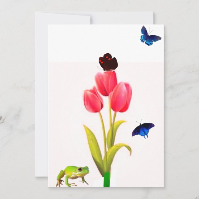 Summertime Note-kort Tack Kort (Framsida)