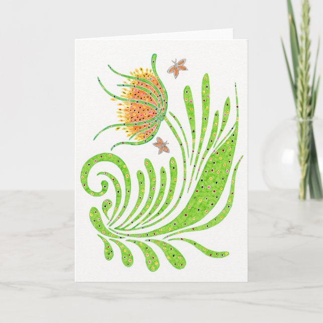 Summertime notecard kort (Framsida)