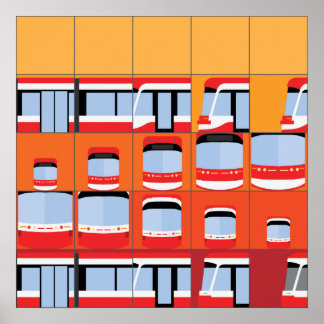 Summertime (ny) Streetcar-Poster Poster