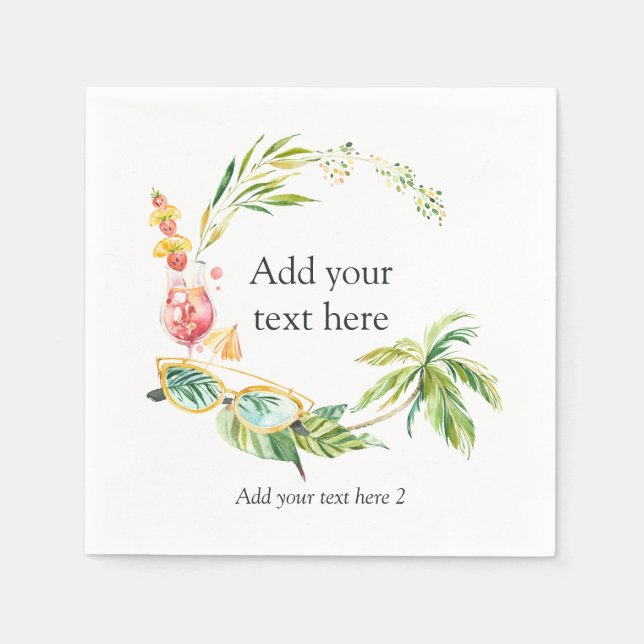 Summertime Pappersservett (Framsidan)