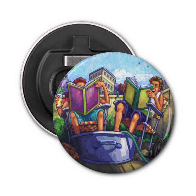 Summertime Reading Flasköppnare (Framsidan)