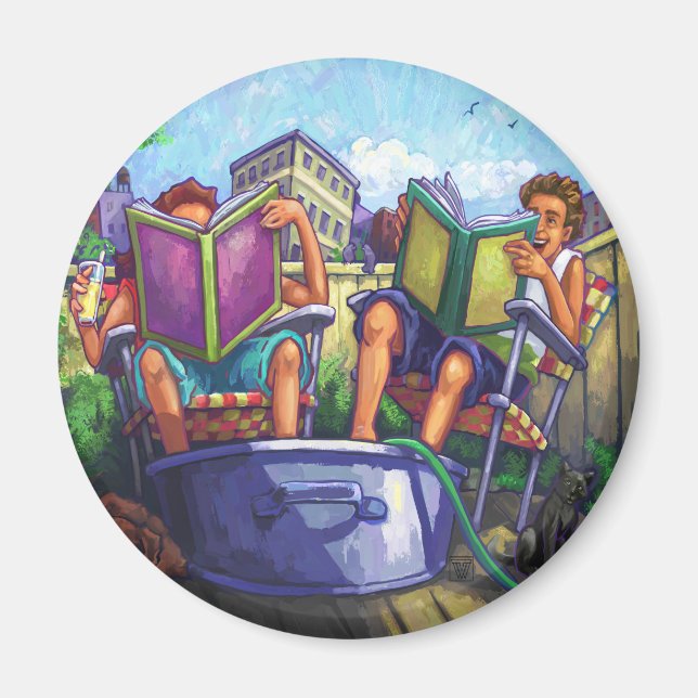 Summertime Reading Magnet (Framsidan)