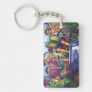 Summertime Reading Nyckelring