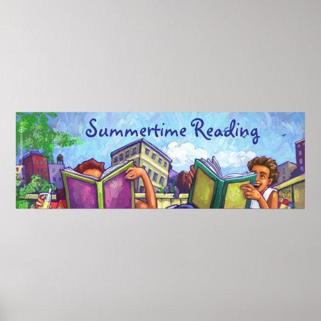 Summertime Reading Poster (Framsidan)