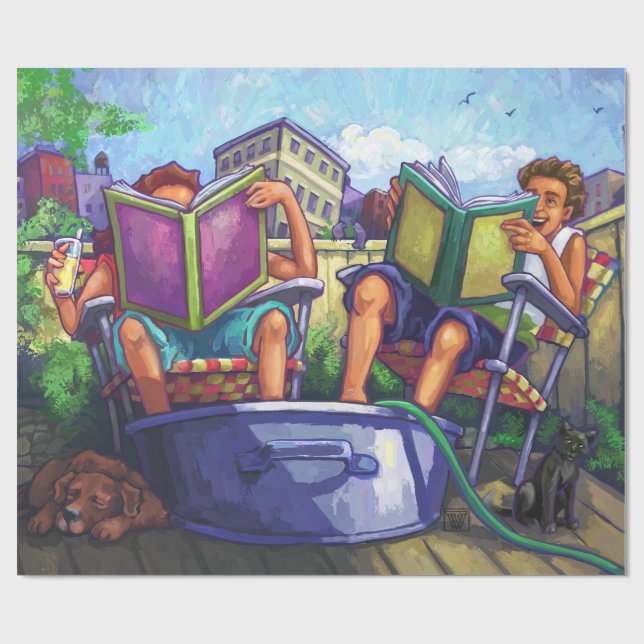 Summertime Reading Presentpapper (Platt)