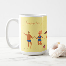 Summertime strand party roligt te kaffemugg