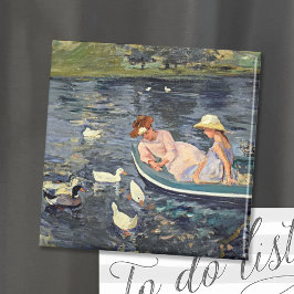 Summertime Två | Mary Cassatt Magnet