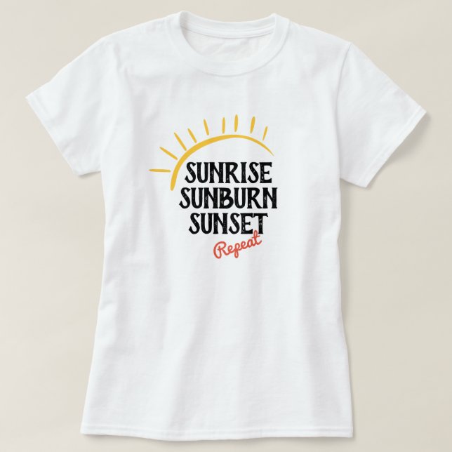 Summertime Vibes T-Shirt (Design framsida)