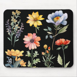 Summertime Vild Flowers Mousepad Musmatta