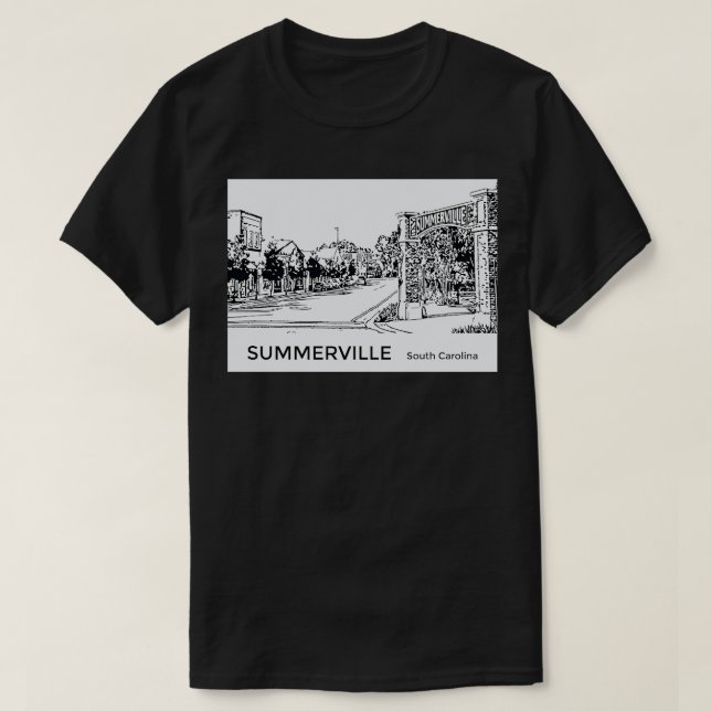 Summerville South olina T Shirt (Design framsida)