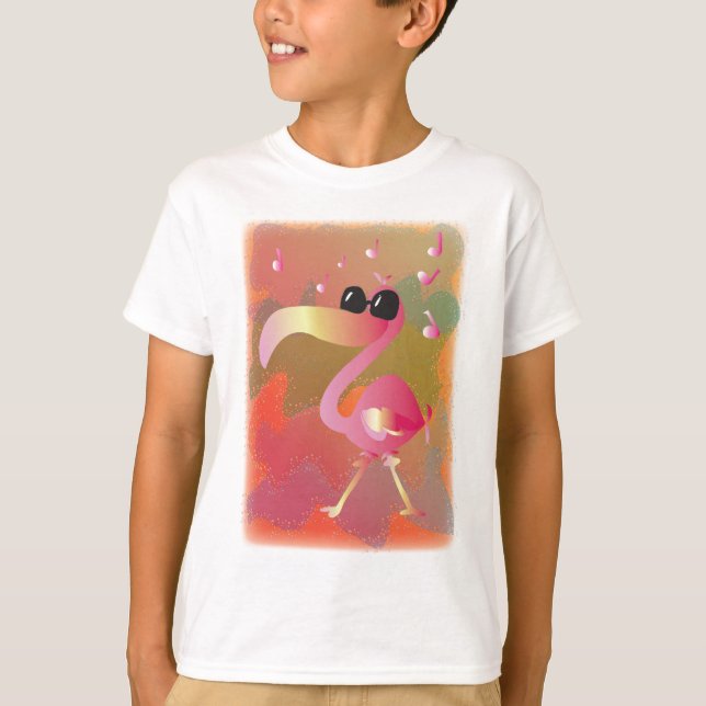 summerwaves-flamingo t-shirt (Framsida)