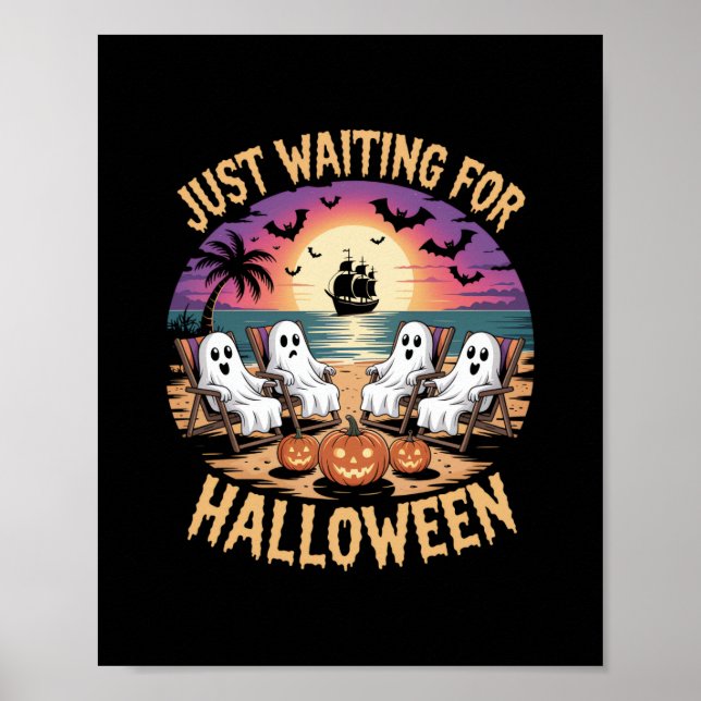 Summerween Beach Spooky Poster (Framsidan)