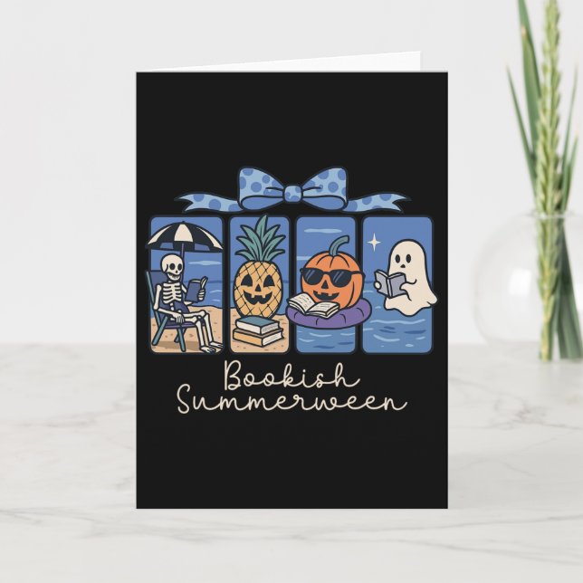 Summerween Bokslukare  Kort (Framsida)