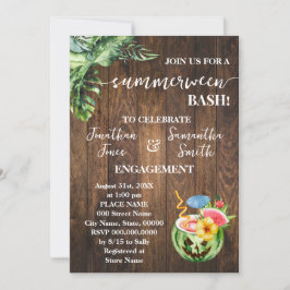 Summerween Förlovning Bröllop Firande Party Inbjudningar