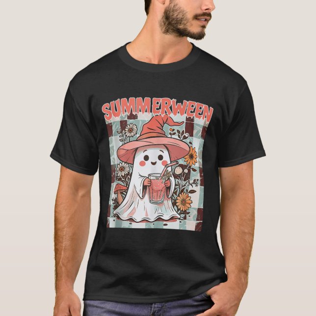 Summerween Funny Halloween Fall Trending Design Ta T Shirt (Framsida)