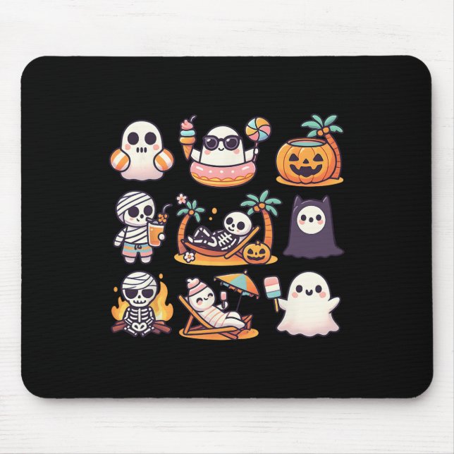 Summerween Ghost Pumpkin Summer Halloween Spooky S Musmatta (Framsidan)