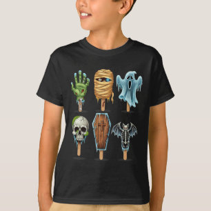 Summerween Horror Movies Summer Popsicle Halloween T Shirt