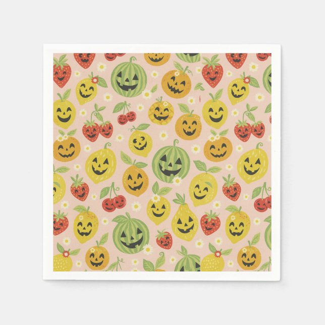 Summerween Napkins, Summerween Party Decor Pappersservett (Framsidan)