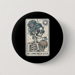 Summerween Queen Tarot Card, Witchy Halloween Knapp