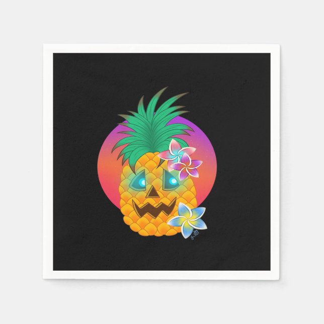 Summerween Roligt Oversized Pappersservett (Framsidan)