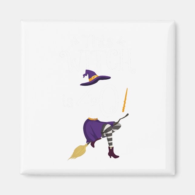 Summerween Skeleton Flamingo Halloween Summer Girl Magnet (Framsidan)