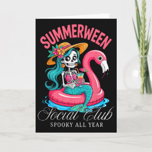 Summerween Social Club Kuslig hela året Skelett Mi Kort