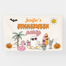 Summerween Sommar Pool Halloween Födelsedagsfest