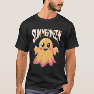 Summerween Strandande Spöke med Solglasögon och Sa T Shirt