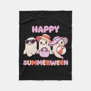 Summerween Summer Halloween Ghost Fleecefilt