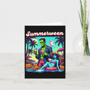 Summerween Summer Halloween Zombie Frankenstein Bo Kort