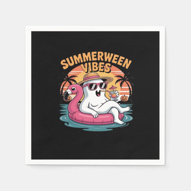 Summerween - Summerween Boo - Summerween Vibes - S Pappersservett (Framsidan)
