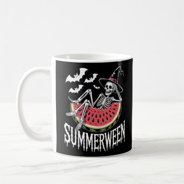 Summerween-vattenmelon Kaffemugg (Vänster)