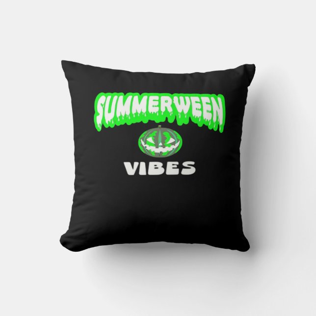 Summerween Vibes Classic Kudde (Framsida)