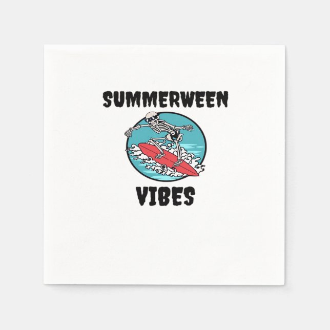 Summerween Vibes Oversized Pappersservett (Framsidan)