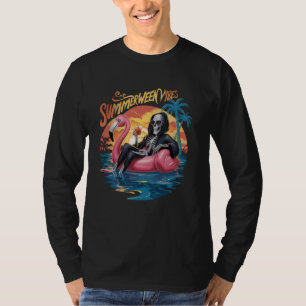 Summerween Vibes Spooky Summer skeleton T Shirt