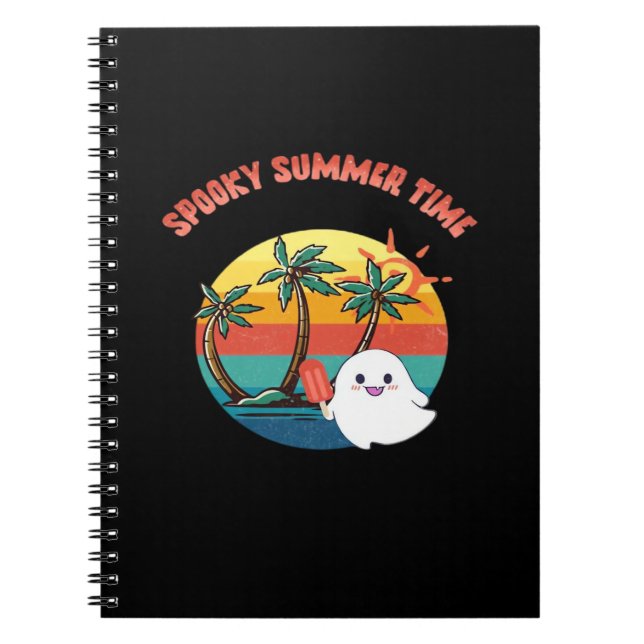 Summerween Vibes - Spooky Summer Time Classic Anteckningsbok (Framsidan)