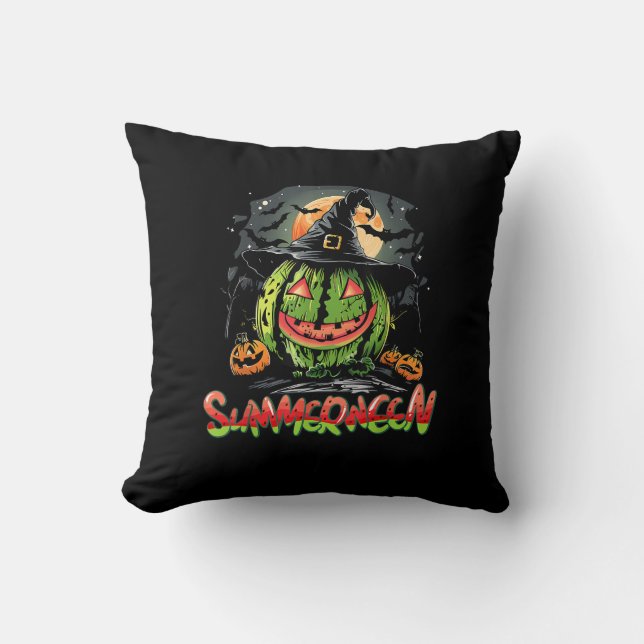 Summerween Vibes Sweet Glass Watermelon Sommar Kudde (Framsida)