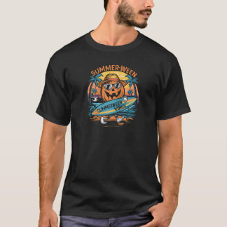 Summerween Vibes Tee Raglan Baseball Tee