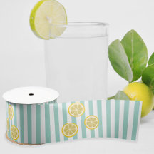 Summery Aqua Rand & Lemon-segment - kan lägga till