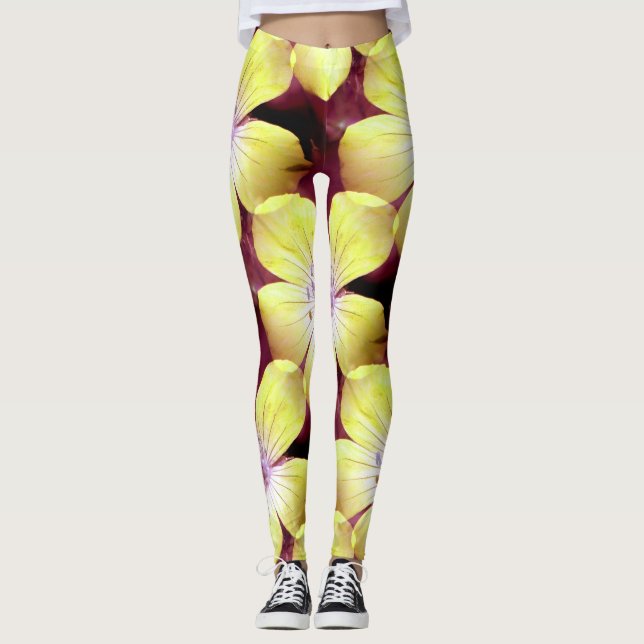 Summery Gult.... Leggings (Framsida)