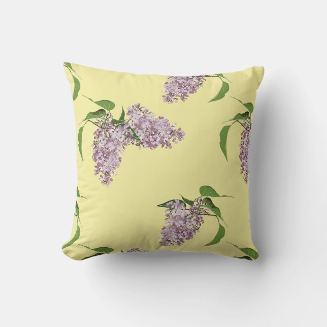 Summery Lilacs Pillow Kudde (Framsida)