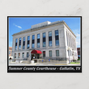 Sumner County Domstol - Gallatin, TN Vykort