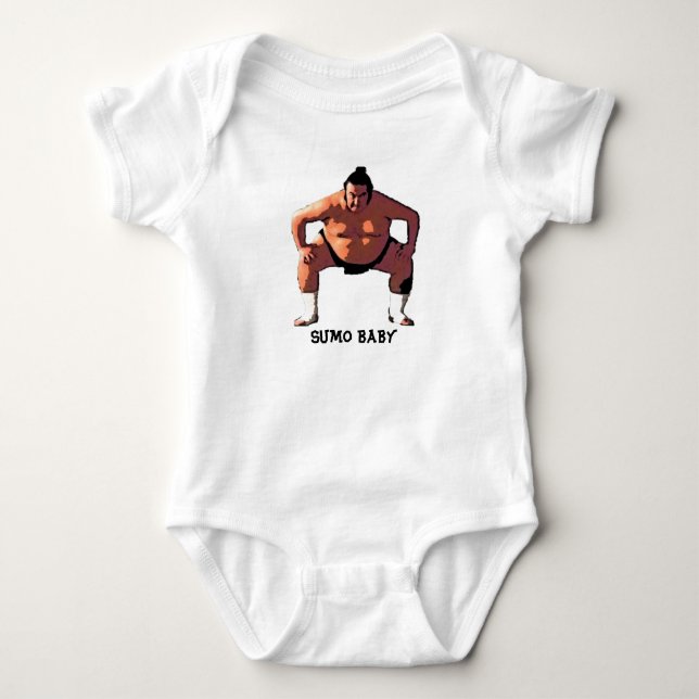 Sumo Baby Tee Shirt (Framsida)
