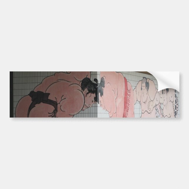 Sumo Mural Wall Art Bildekal (Framsidan)
