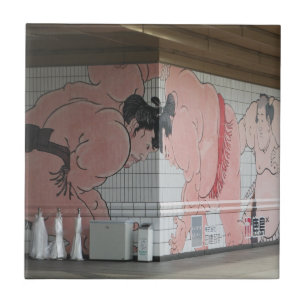 Sumo Mural Wall Art Kakelplatta