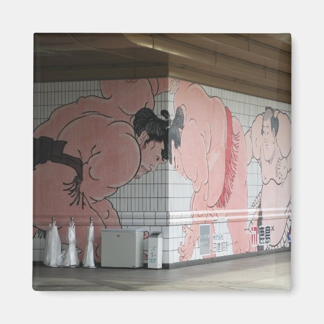 Sumo Mural Wall Art Magnet (Framsidan)