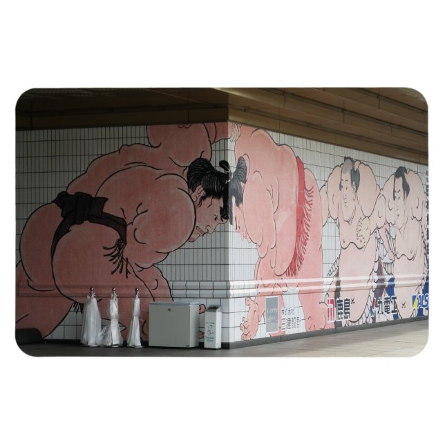 Sumo Mural Wall Art Magnet (Horisontell)