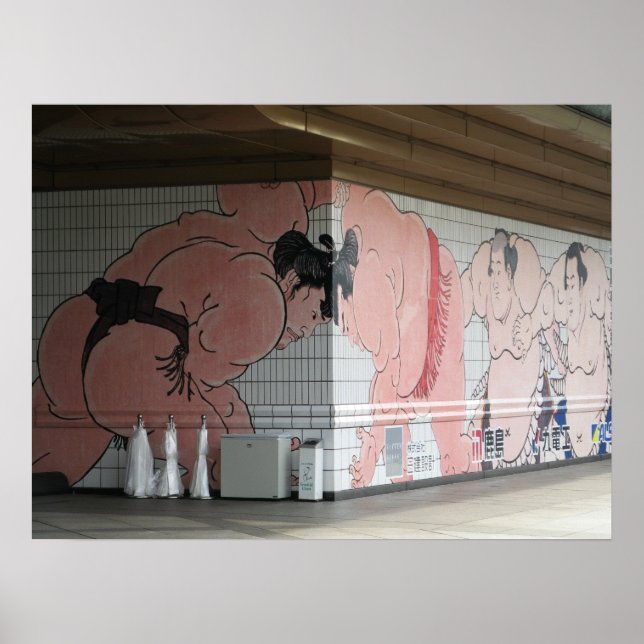 Sumo Mural Wall Art Poster (Framsidan)