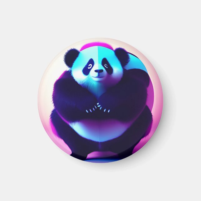 Sumo Panda The Bamboo Gnasher, Magnet (Framsidan)